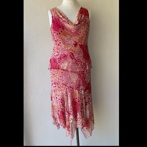 Jonathan Martin Studio - Floral Blouse and skirt set.